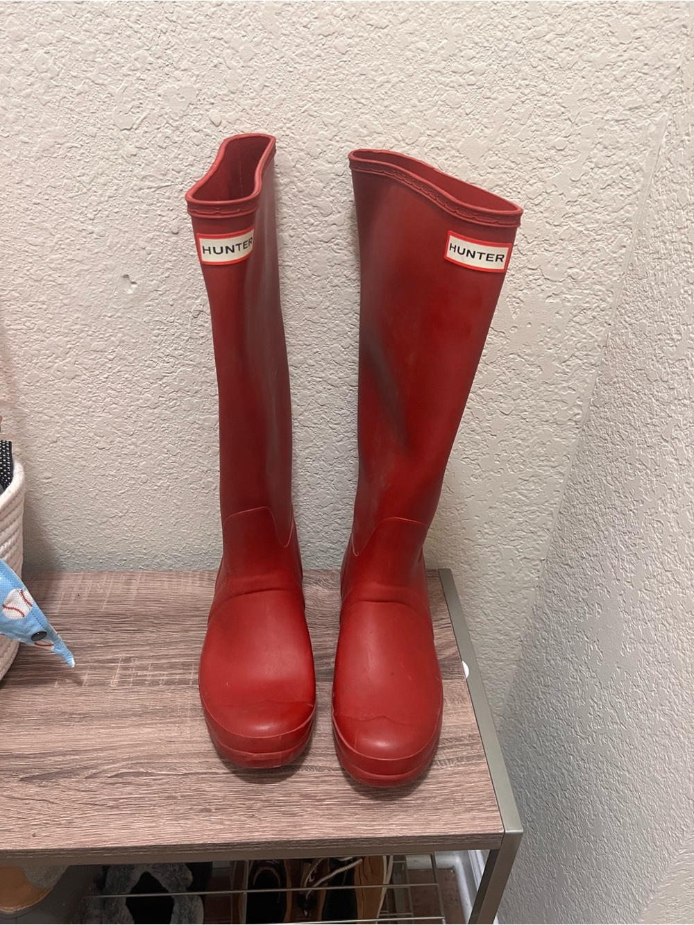 Hunter Red Tall Women's Rain Boots